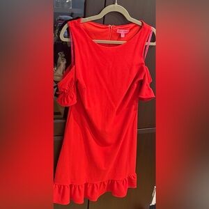 Betsey Johnson Vibrant Red Dress